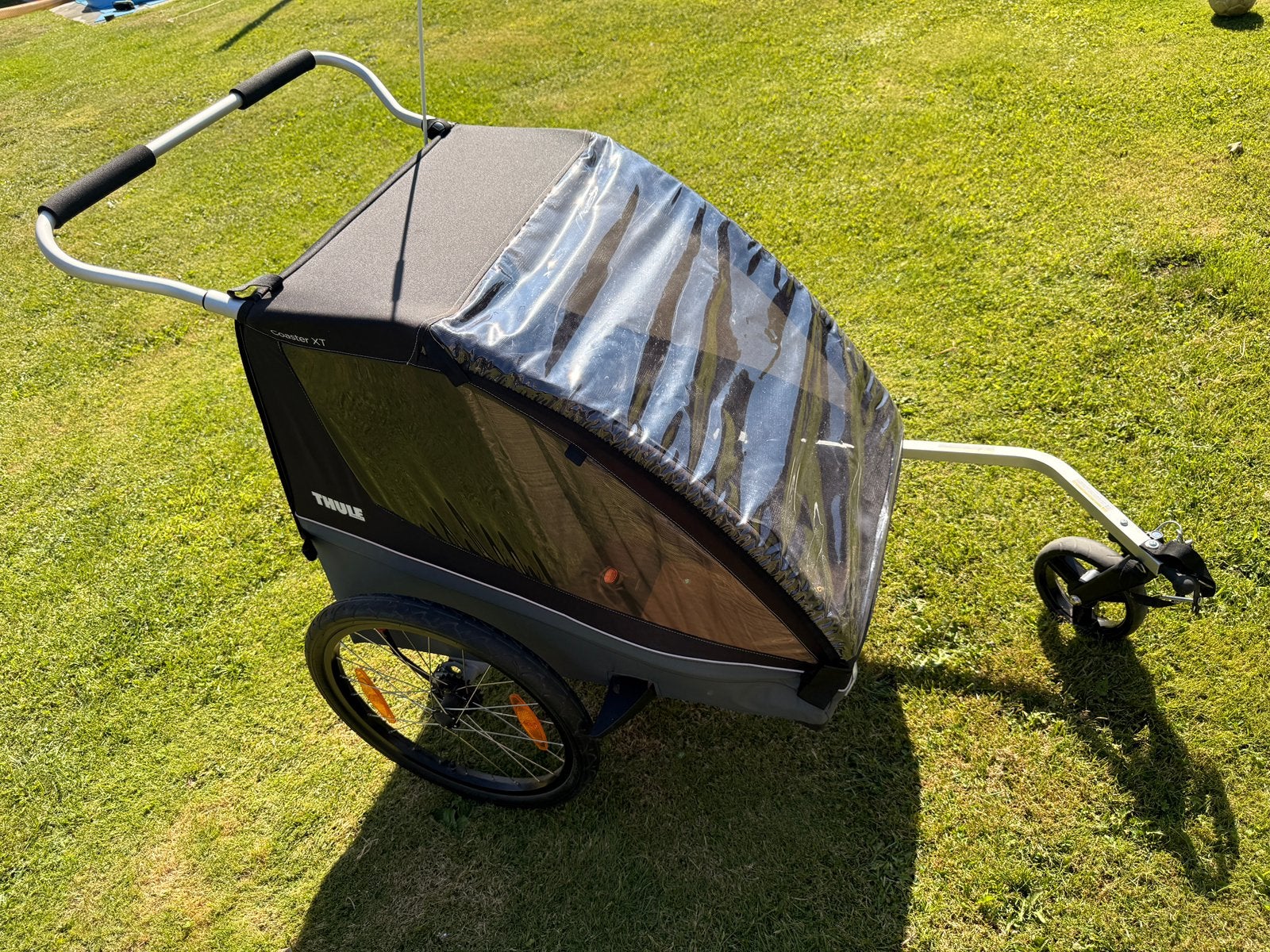 Thule fietskar coaster XT, Ophalen, Opvouwbaar, Zo goed als nieuw, Kinderkar