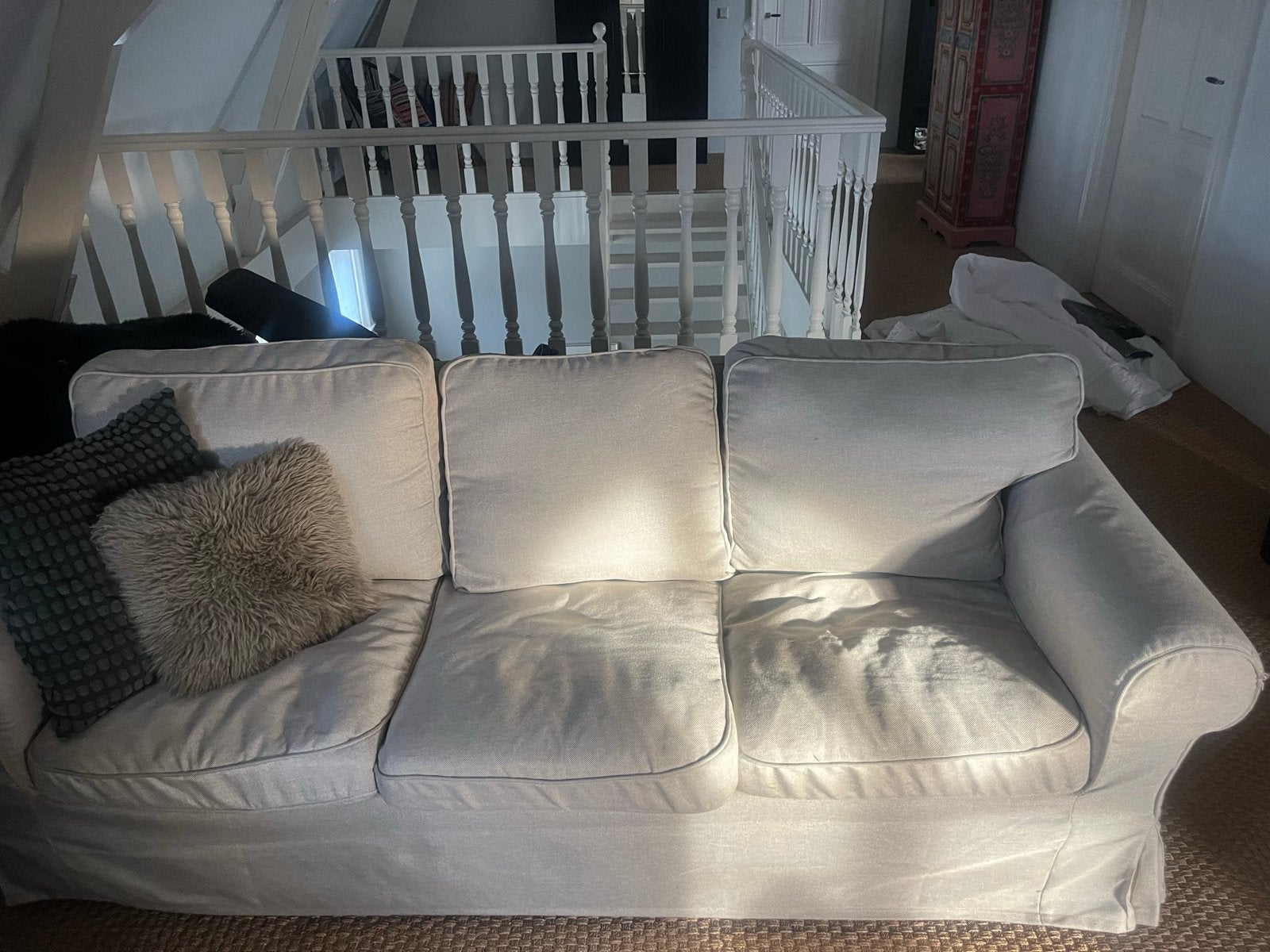 IKEA Ektorp 3-zitsbank - Zo goed als nieuw, Huis en Inrichting, Driepersoons, 75 tot 100 cm, Ophalen of Verzenden, Zo goed als nieuw