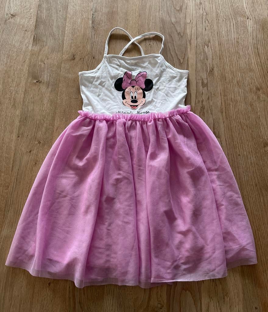 Minnie Mouse jurk met tule rokje, Ophalen of Verzenden, Zo goed als nieuw, Meisje