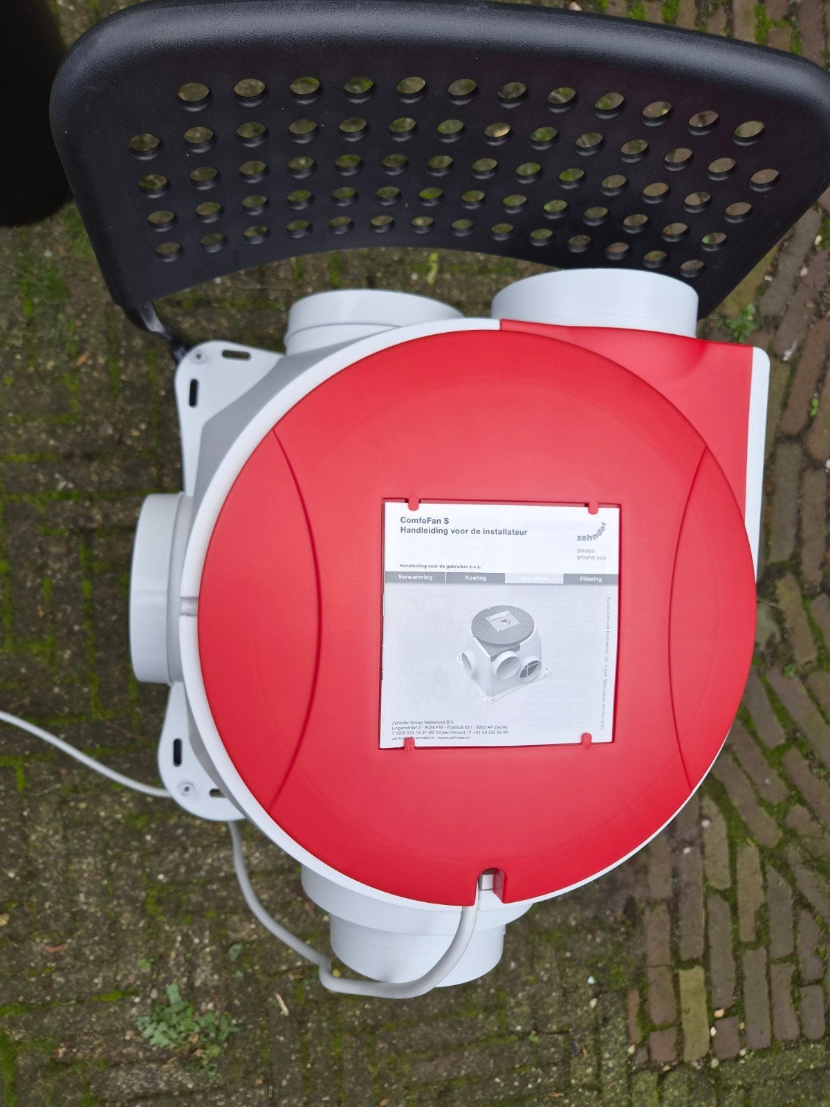 Zehnder comfofan S met perilex, Ophalen of Verzenden, Zo goed als nieuw, Afzuiger
