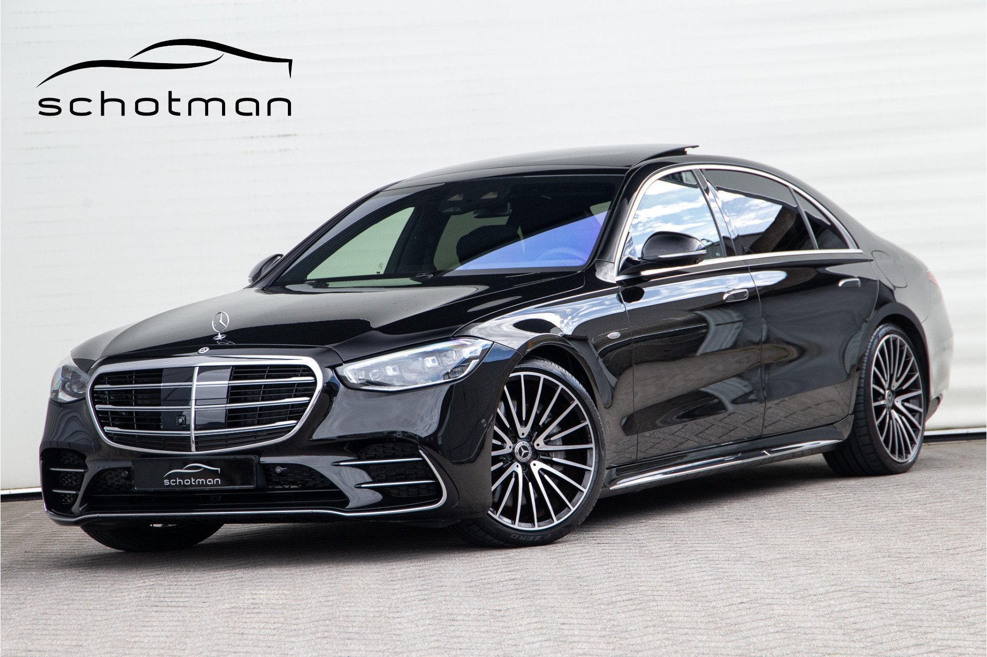 Mercedes-Benz S-Klasse 580 e 4MATIC Lang AMG Premium Plus, B, Auto's, Automaat, Dealer onderhouden, Gebruikt, Zwart