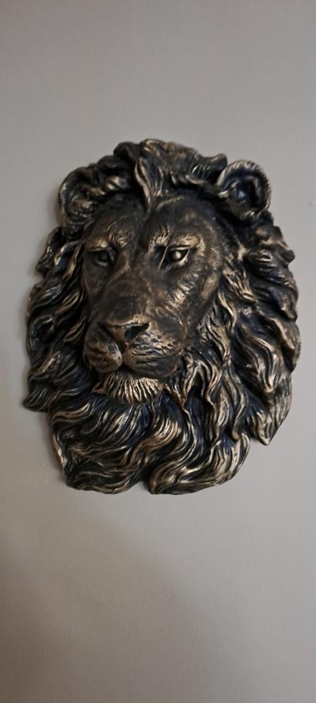 Nieuw Polystone Leeuwenkop Wanddecoratie, Ophalen, Meerkleurig, Overige materialen, Overige stijlen