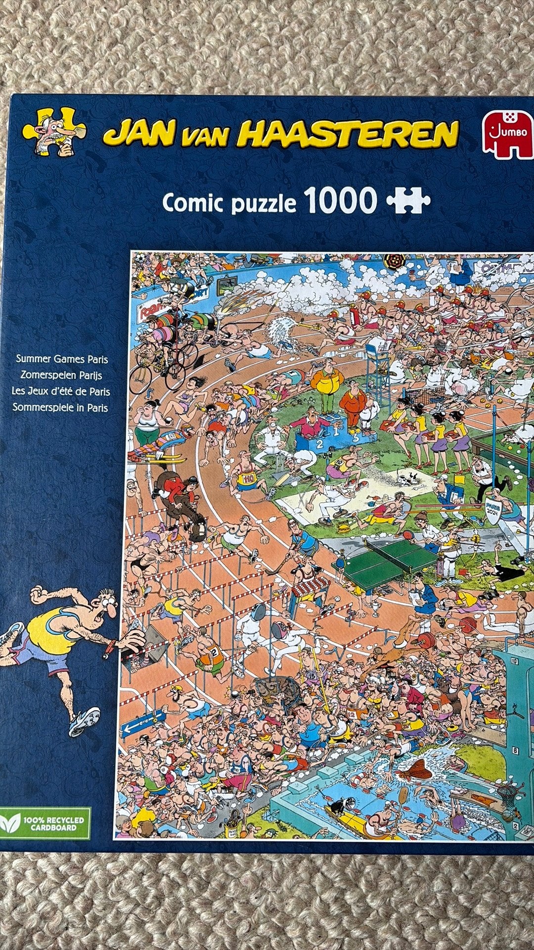 Jan van Haasteren Zomerspelen Parijs, Ophalen, 500 t/m 1500 stukjes, Zo goed als nieuw
