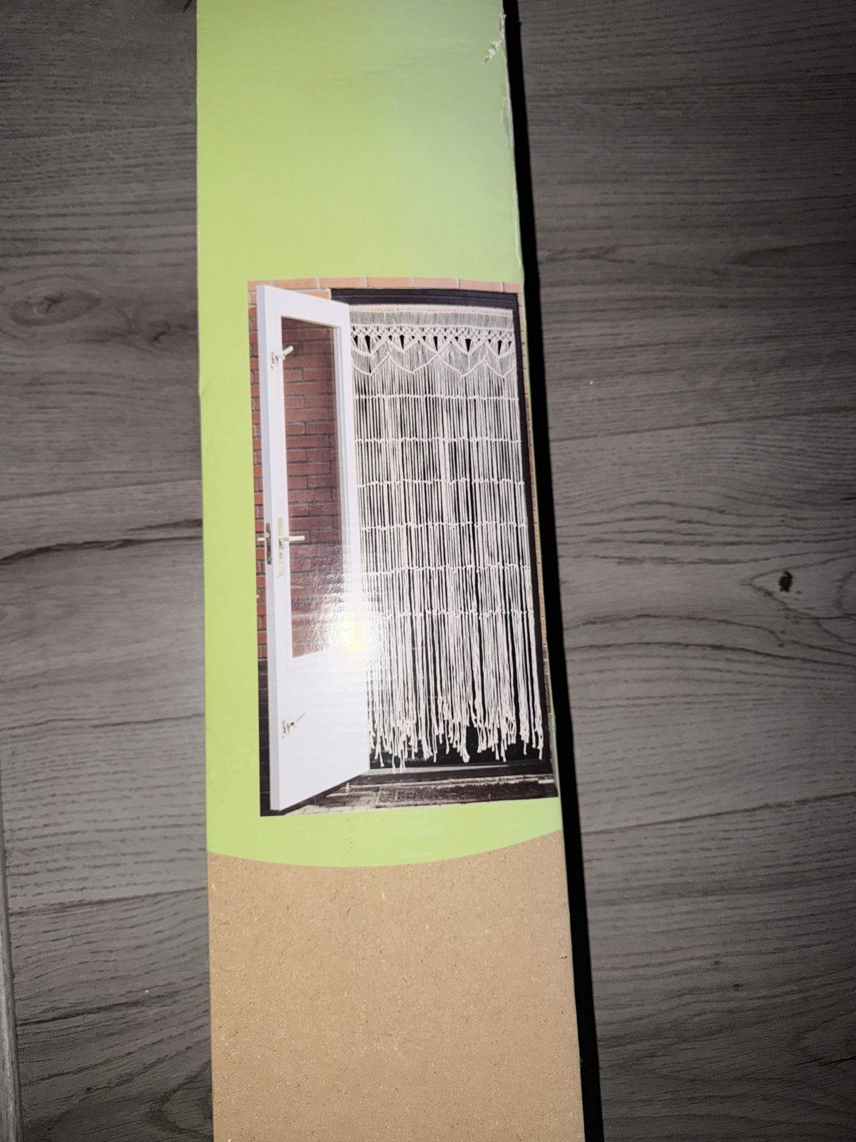 Nieuw Vliegengordijn Macramé Wit 90x200 cm Katoen/Polyester, Ophalen, Wit, Nieuw, Vliegengordijn