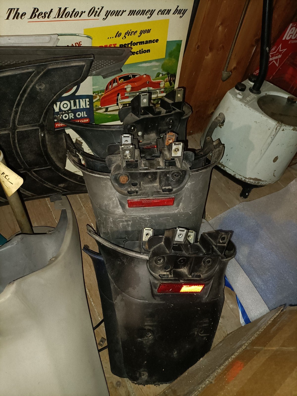 Piaggio skr125 / skipper spatbord achter, Fietsen en Brommers, Ophalen of Verzenden