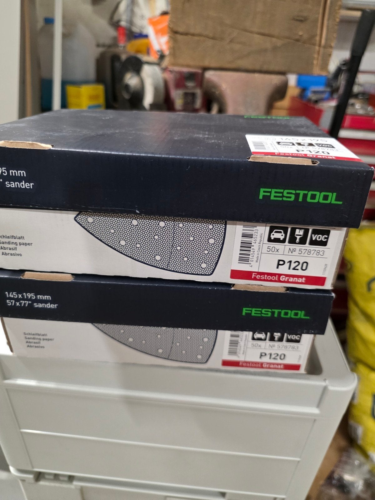 Festool schuurpapier p120 nr 578783, Ophalen of Verzenden, Nieuw, Vlakschuurmachine