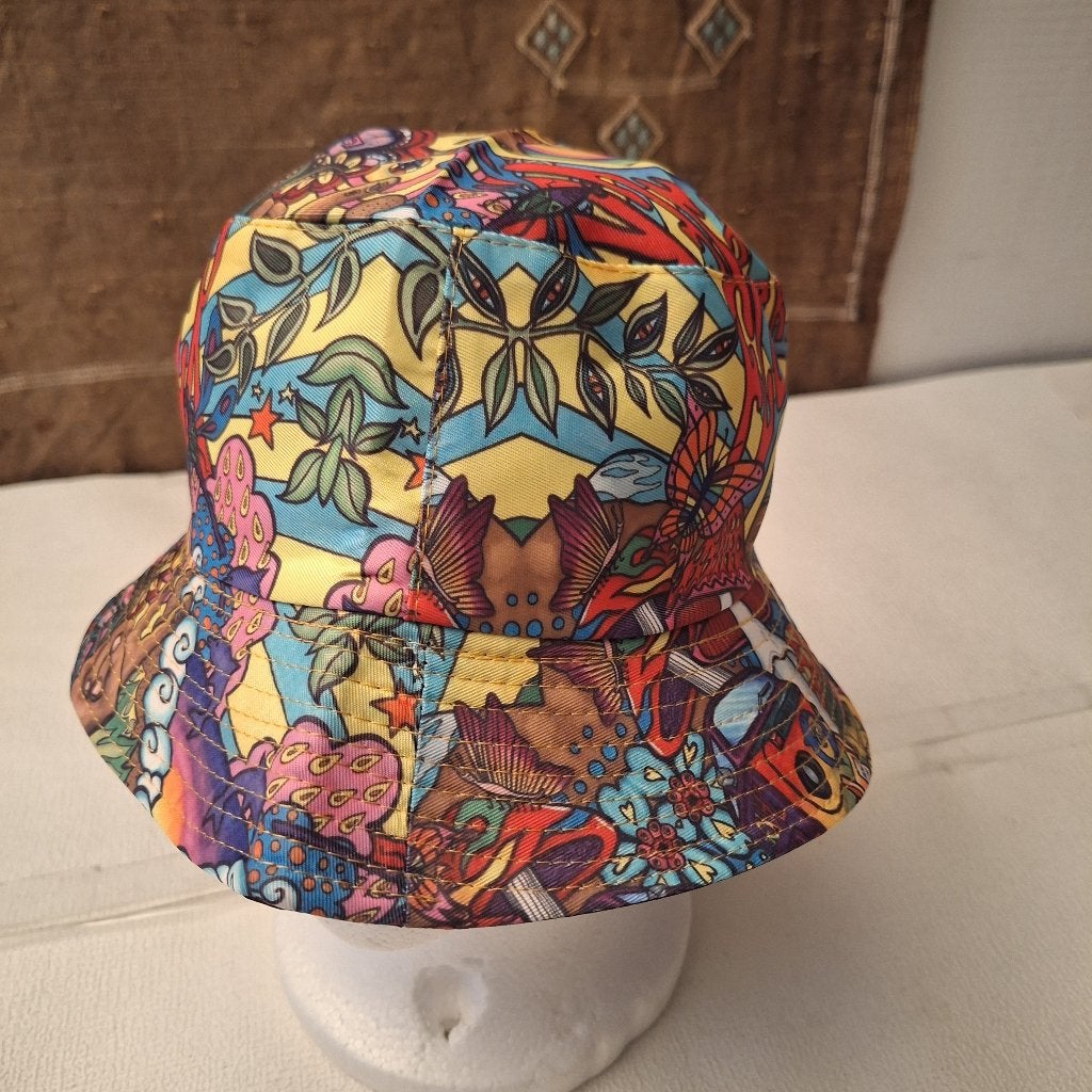 Flower power pet – Nieuw, 58 cm, Ophalen of Verzenden, Nieuw, 58 cm (L, 7¼ inch) of meer, Hoed
