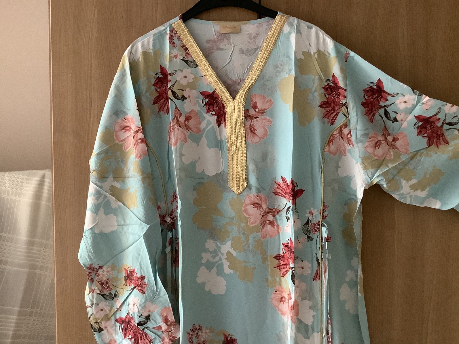 Huisjurk// Kaftan.     mt 3. X.   L., Verzenden, Nieuw, Maat 46/48 (XL) of groter, Onder de knie