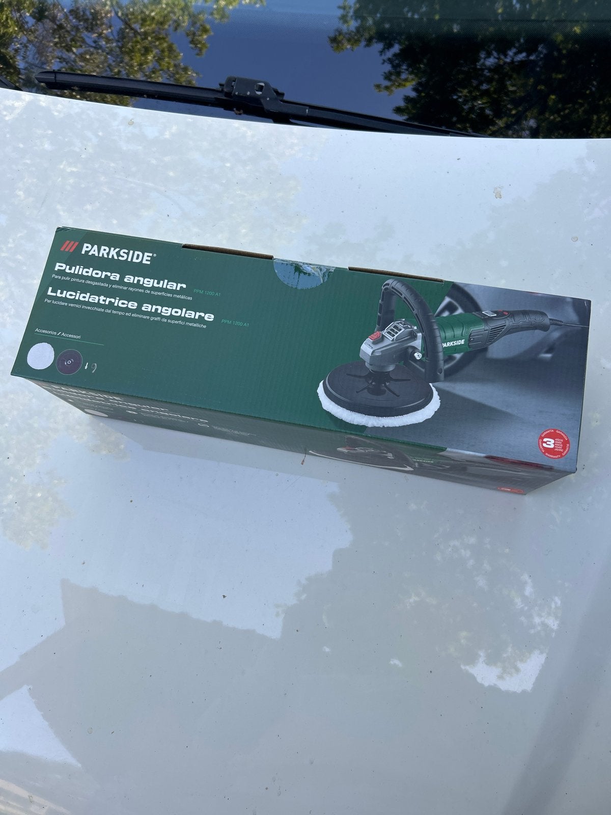 Parkside Haakse Polijstmachine - Nieuw in doos, Auto diversen, Ophalen of Verzenden, Nieuw