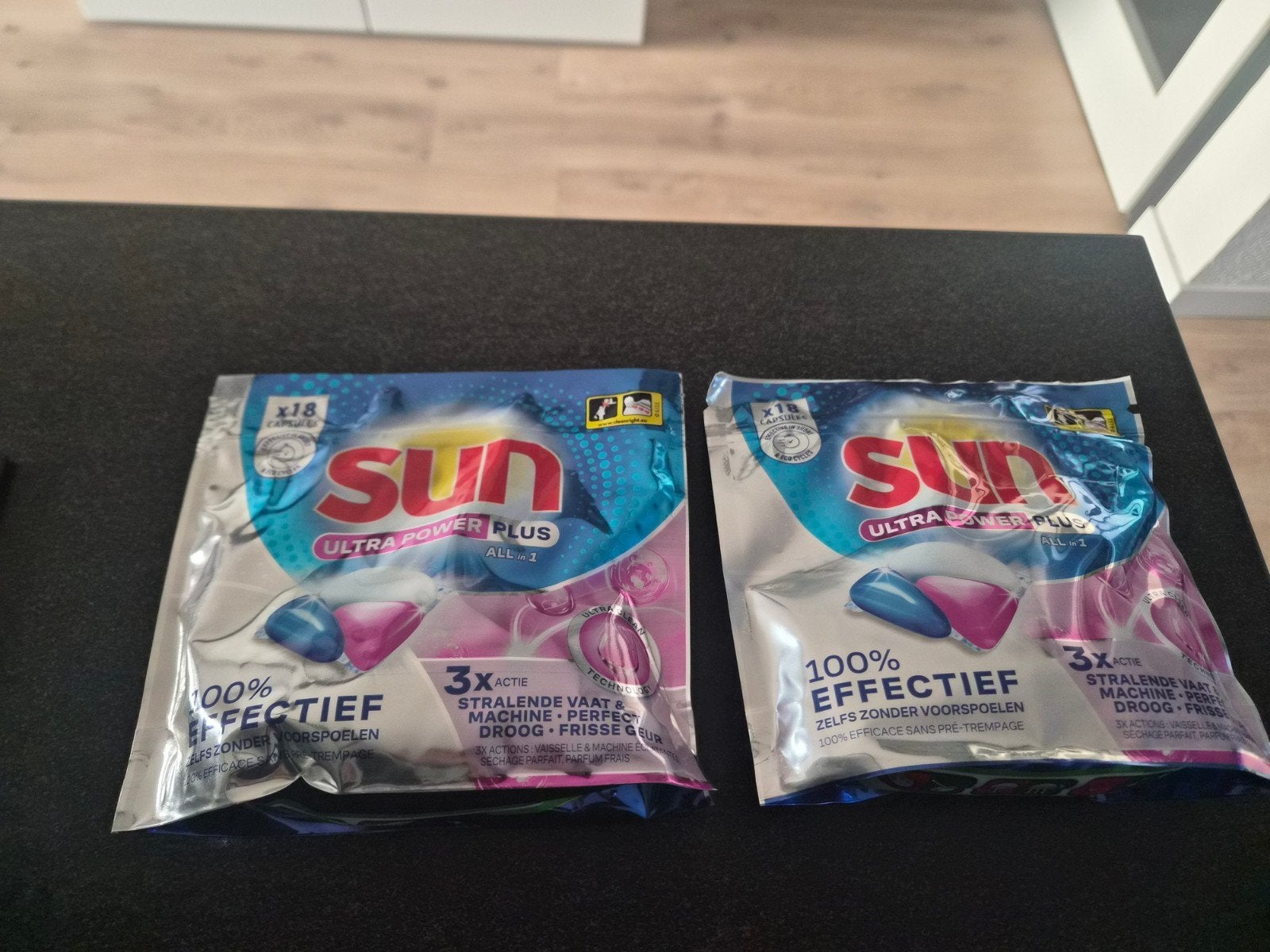 2x Sun Ultra Power Plus All-in-1 Vaatwastabletten, Huis en Inrichting, Ophalen of Verzenden