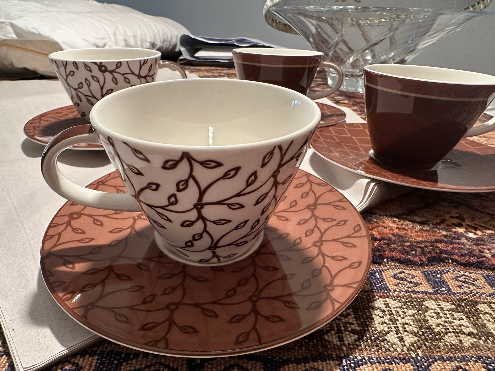 Villeroy & Boch NewWave Caffè Kop en Schotel Set, Ophalen, Zo goed als nieuw, Overige stijlen, Kop(pen) en/of Schotel(s)