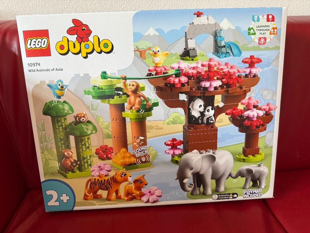 Lego 10974 Duplo Wilde dieren van Azie, Ophalen, Nieuw, Complete set, Duplo