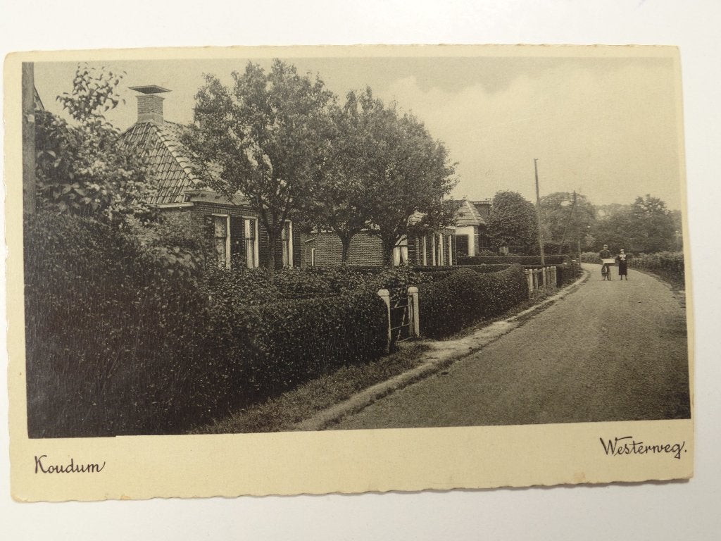 Koudum, Ophalen of Verzenden, 1940 tot 1960, Gelopen, Friesland