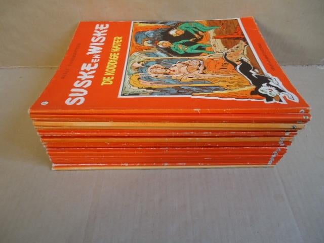 Stapel Suske en Wiske stripboeken, 19 stuks, Boeken, Stripboeken, Meerdere stripboeken, Ophalen of Verzenden, Gelezen