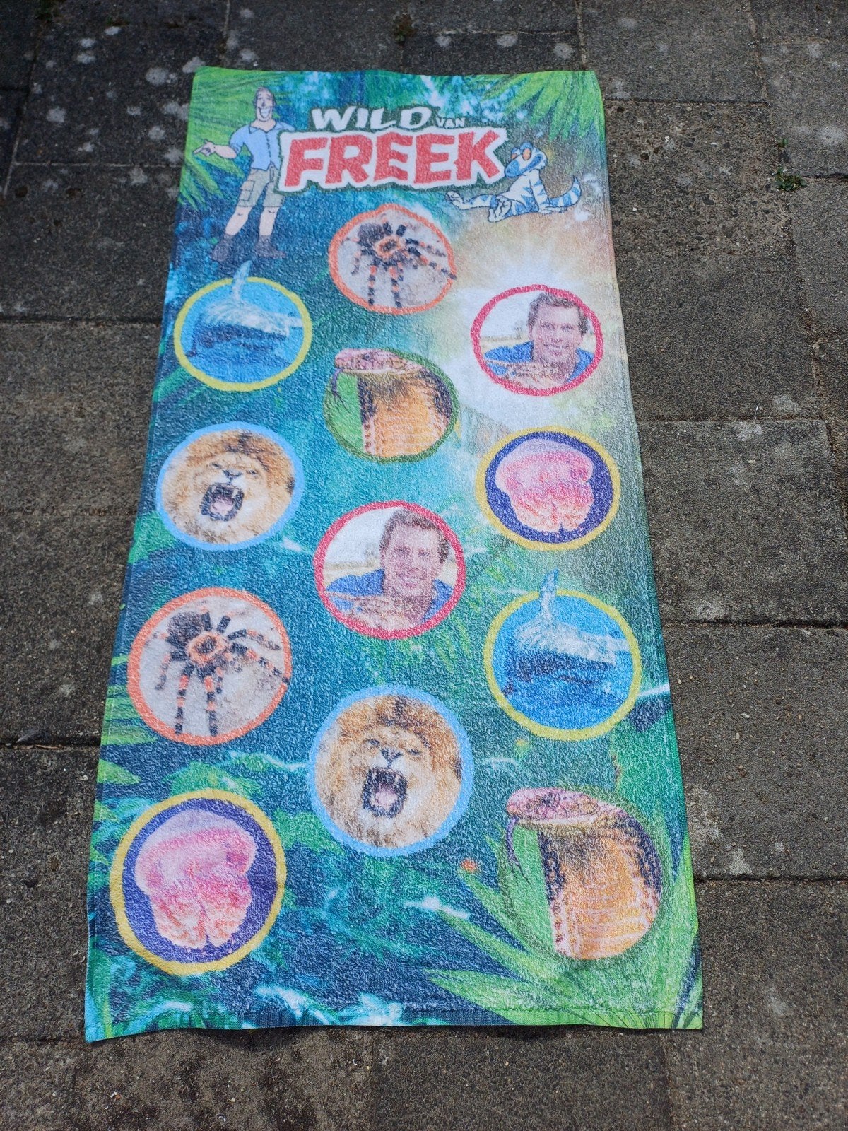 Freek Vonk handdoek., Huis en Inrichting, Ophalen, Gebruikt, Badlaken