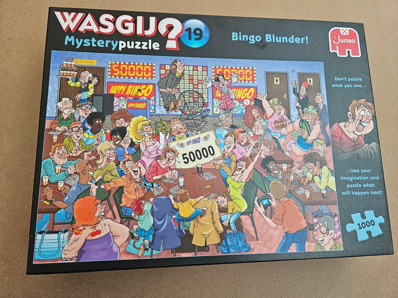 Wasgij? Mystery 19: Bingo Blunder!, Ophalen, 500 t/m 1500 stukjes, Zo goed als nieuw, Legpuzzel