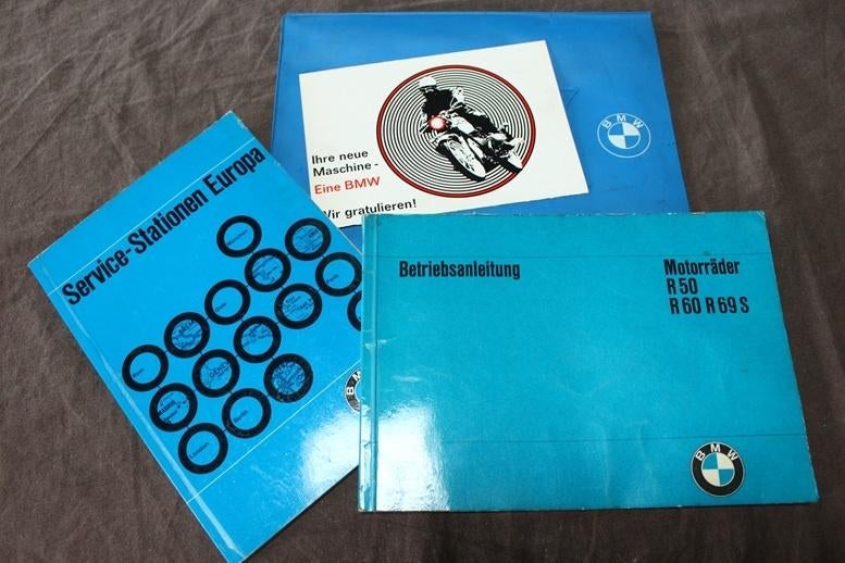 BMW R50 R60 R69S 1968 motorrad betriebsanleitung handleiding, Motoren, Ophalen of Verzenden, BMW