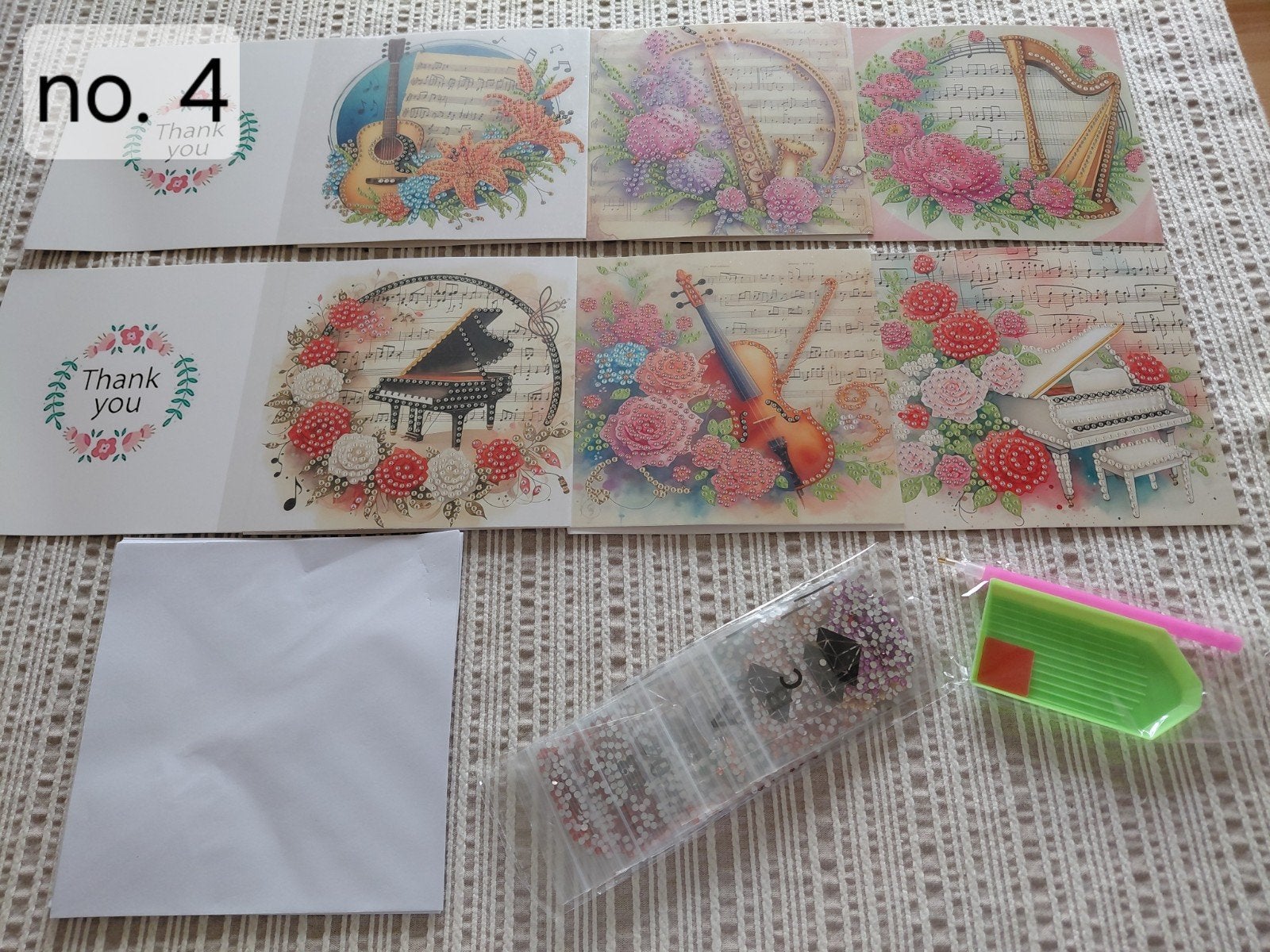 Diamond painting wenskaarten om zelf te maken, Hobby en Vrije tijd, Ophalen of Verzenden, Nieuw, Overige thema's, Overige typen