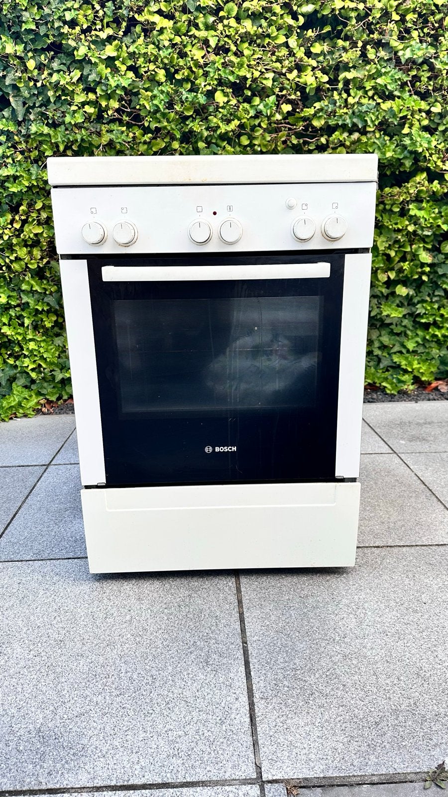 Bosch Vrijstaand Gasfornuis met Oven - Gebruikt, Witgoed en Apparatuur, Fornuizen, Gebruikt, 60 cm of meer, Grill, Gas