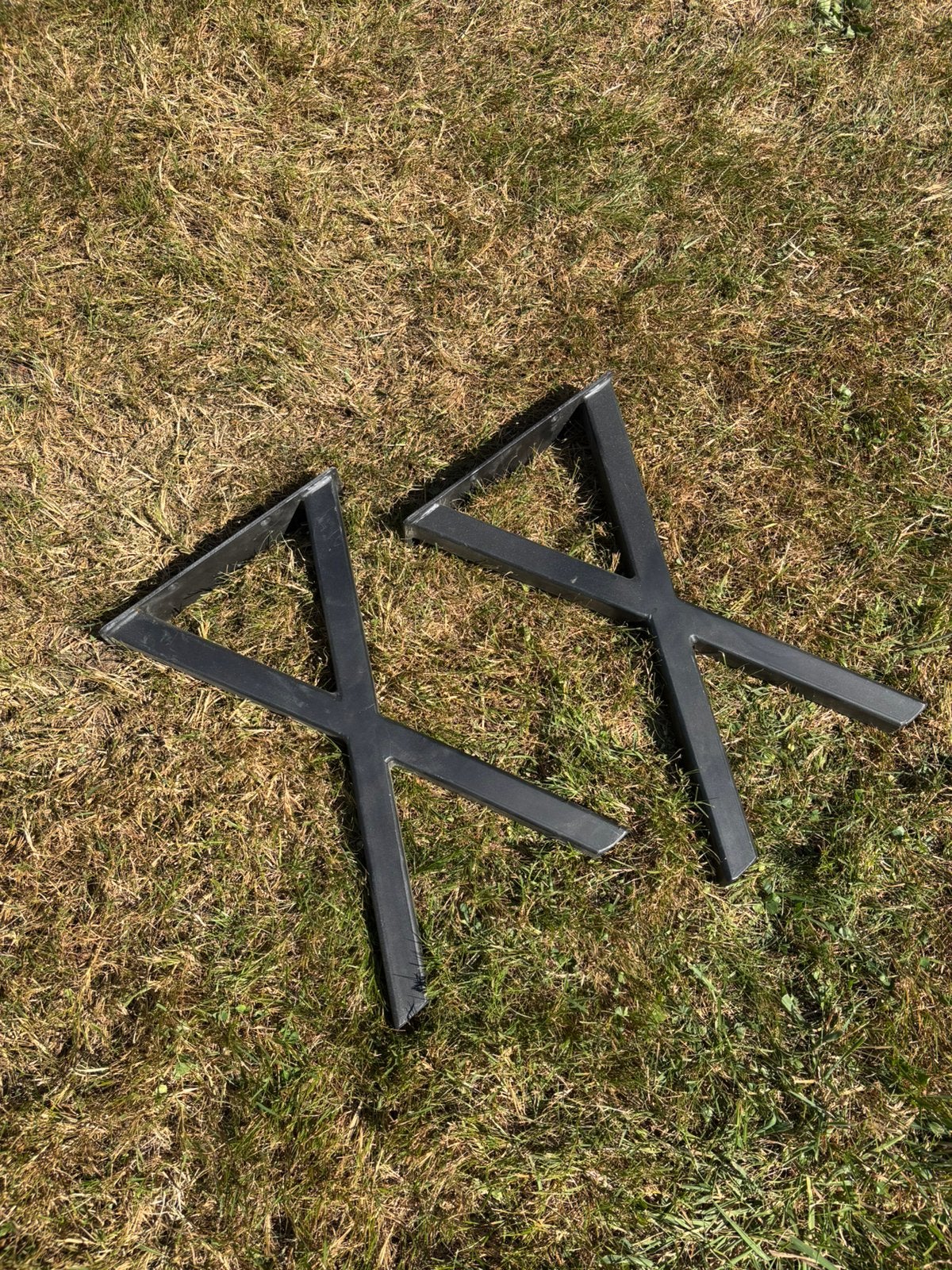 Smeedijzeren onderstel voor kruk, tafel of voederbakhouder, Minder dan 50 cm, Minder dan 50 cm, Ophalen of Verzenden, Zo goed als nieuw