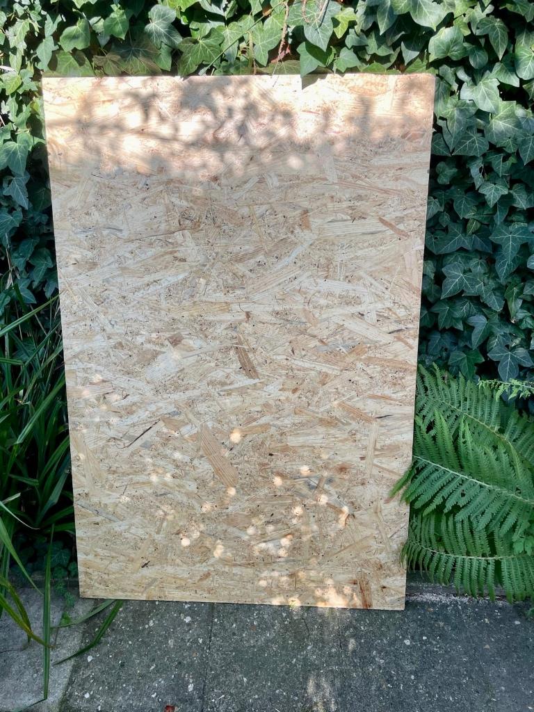 OSB plaat, Doe-het-zelf en Verbouw, Platen en Panelen, Ophalen, Gebruikt, Overige materialen, Minder dan 20 mm