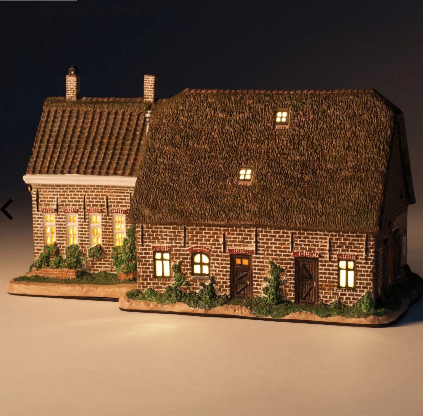 Kerst huis -  boerderij met led verlichting, Diversen, Ophalen of Verzenden, Zo goed als nieuw