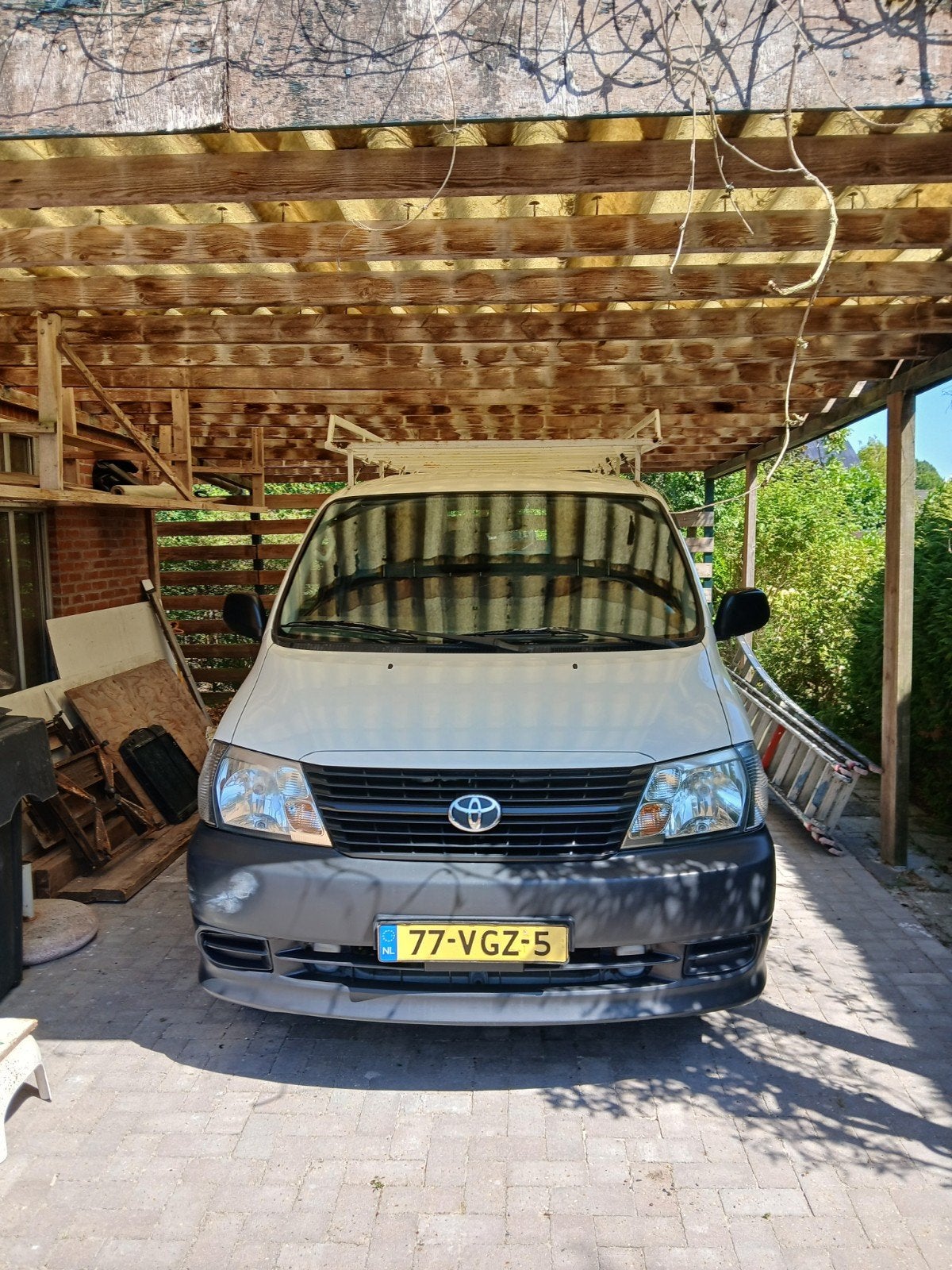 Toyota Hi-ace 2.5 D-4d 95 2007, Auto's, Achterwielaandrijving, 2000 kg, Origineel Nederlands, Trekhaak
