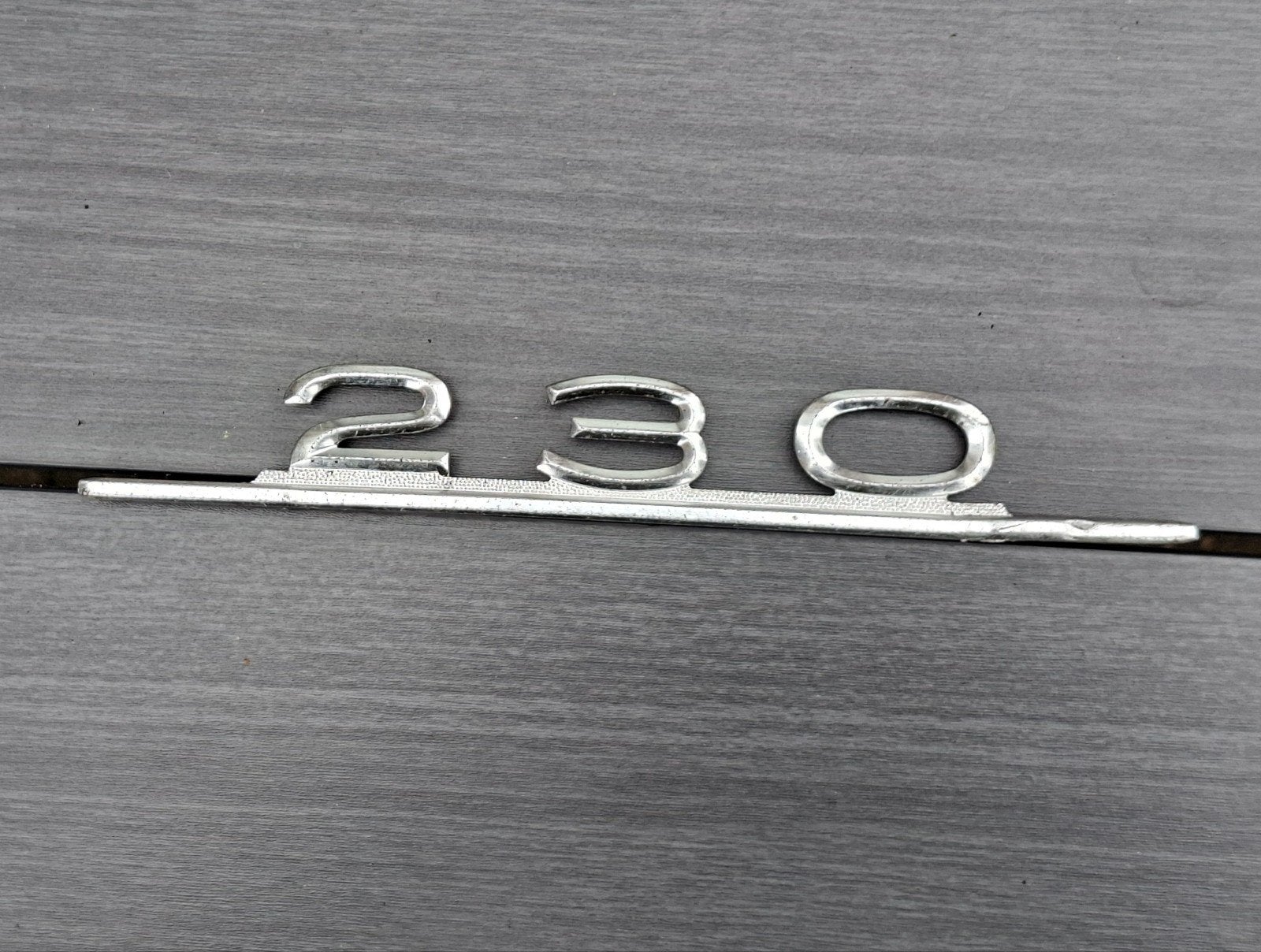 Embleem Mercedes 230 oldtimer, Gebruikt, Achterklep, Mercedes-Benz, Ophalen of Verzenden