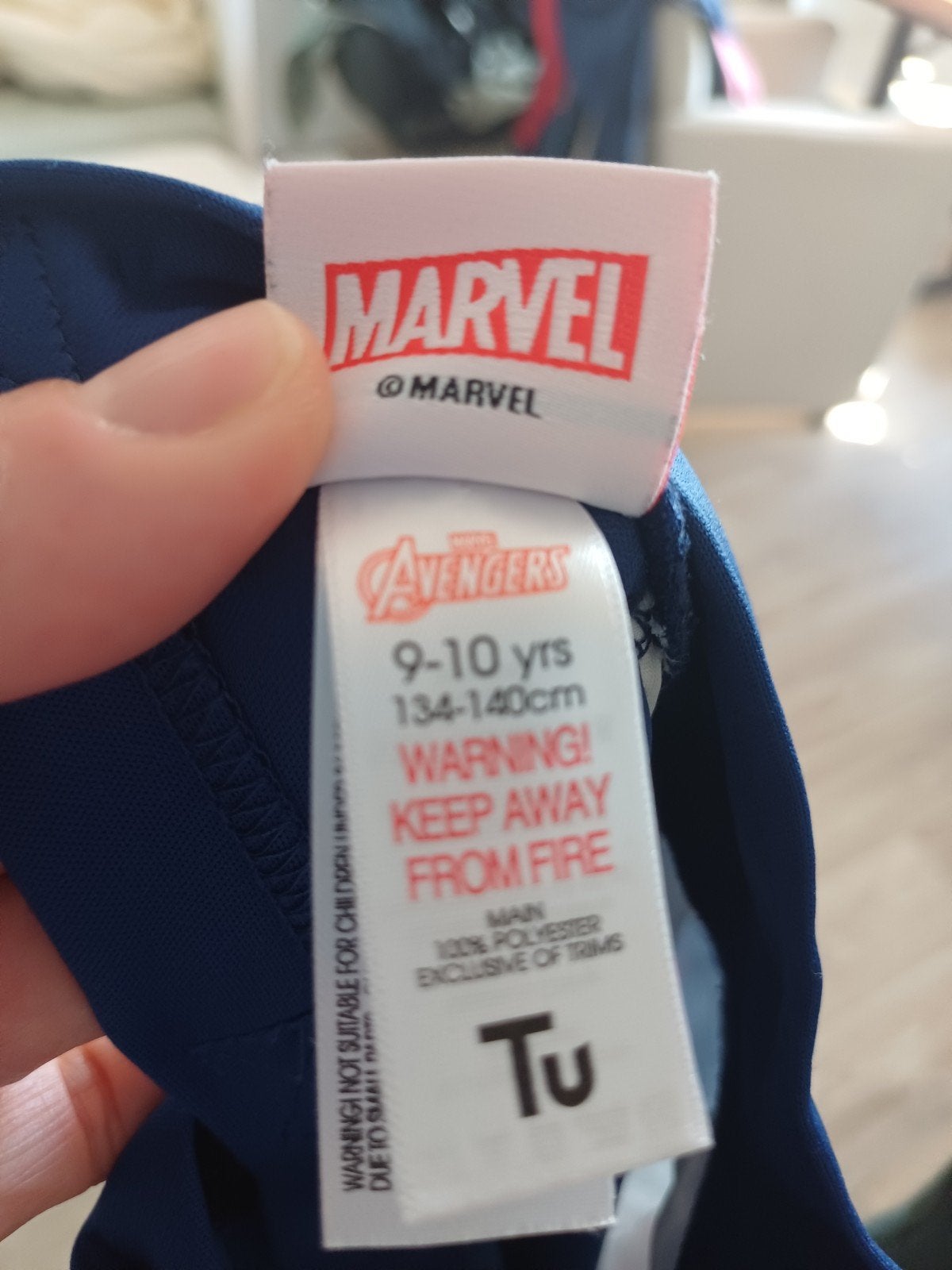 Captain America kostuum - Maat 134-140 (9-10 jaar), Ophalen of Verzenden, Zo goed als nieuw, 134 t/m 140, Jongen of Meisje