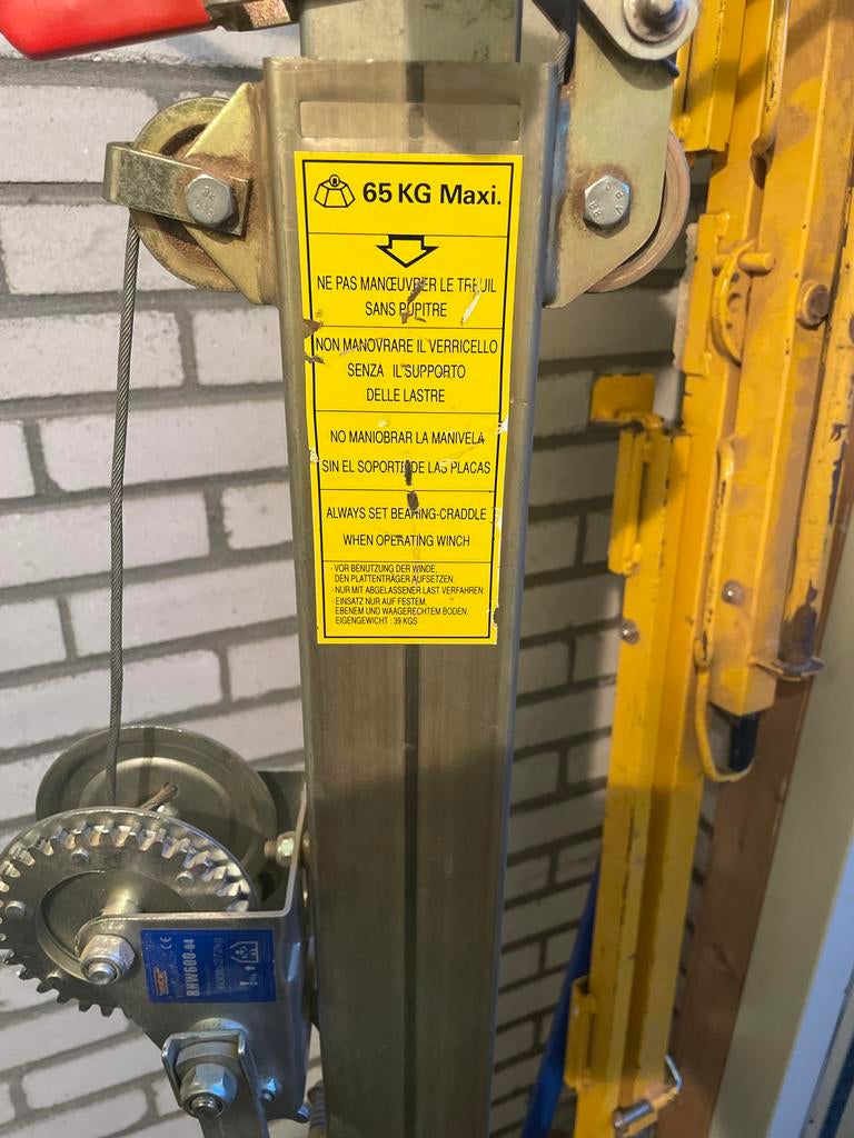 Compacte Bouwlift 65 KG Maxi - Handlier RHW600-04, Ophalen, Gebruikt