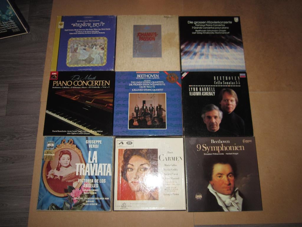 Diverse LP Boxen Beethoven, Bizet, Berlioz, Strauss,Bach etc, Ophalen of Verzenden, Kamermuziek, Gebruikt, Classicisme