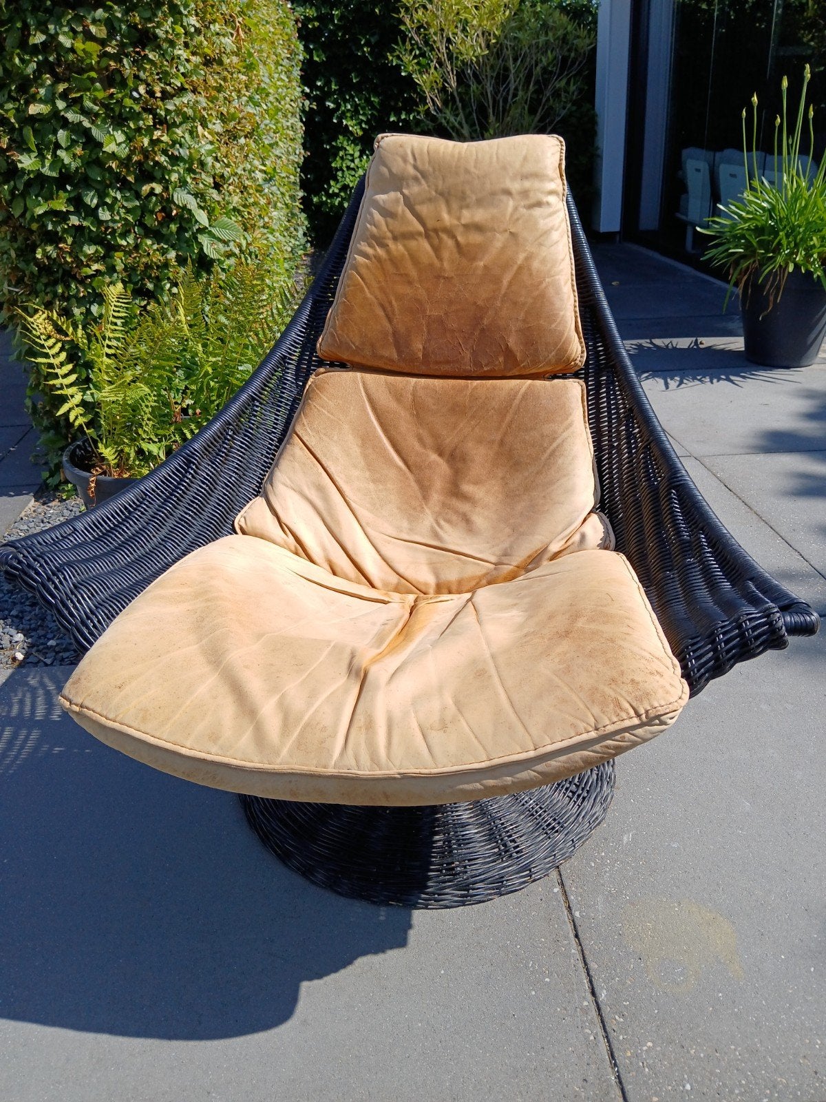 Gerard van den Berg fauteuil  1979, Ophalen, Gebruikt, Zwart, Eén