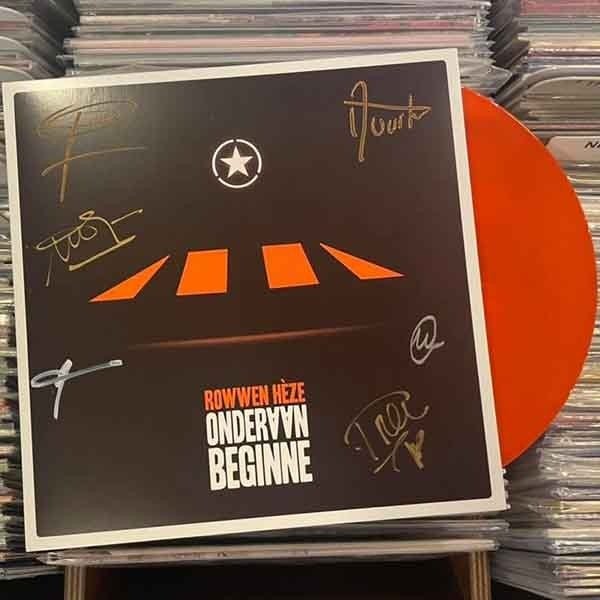 Rowwen Hèze ‎- Onderaan... NIEUW (Gesigneerd) handtekeningen, Cd's en Dvd's, Vinyl | Nederlandstalig, Ophalen of Verzenden, Nieuw in verpakking