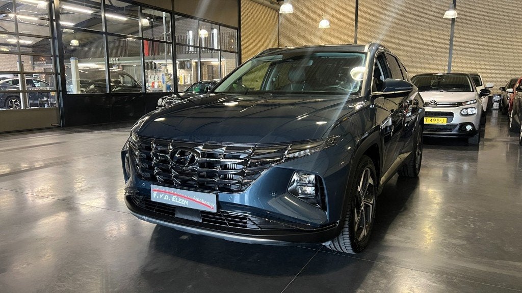 Hyundai TUCSON 1.6 T-GDI Premium Automaat 1650 kg Trekhaak, Auto's, Automaat, Gebruikt, Huisgarantie, 4 cilinders