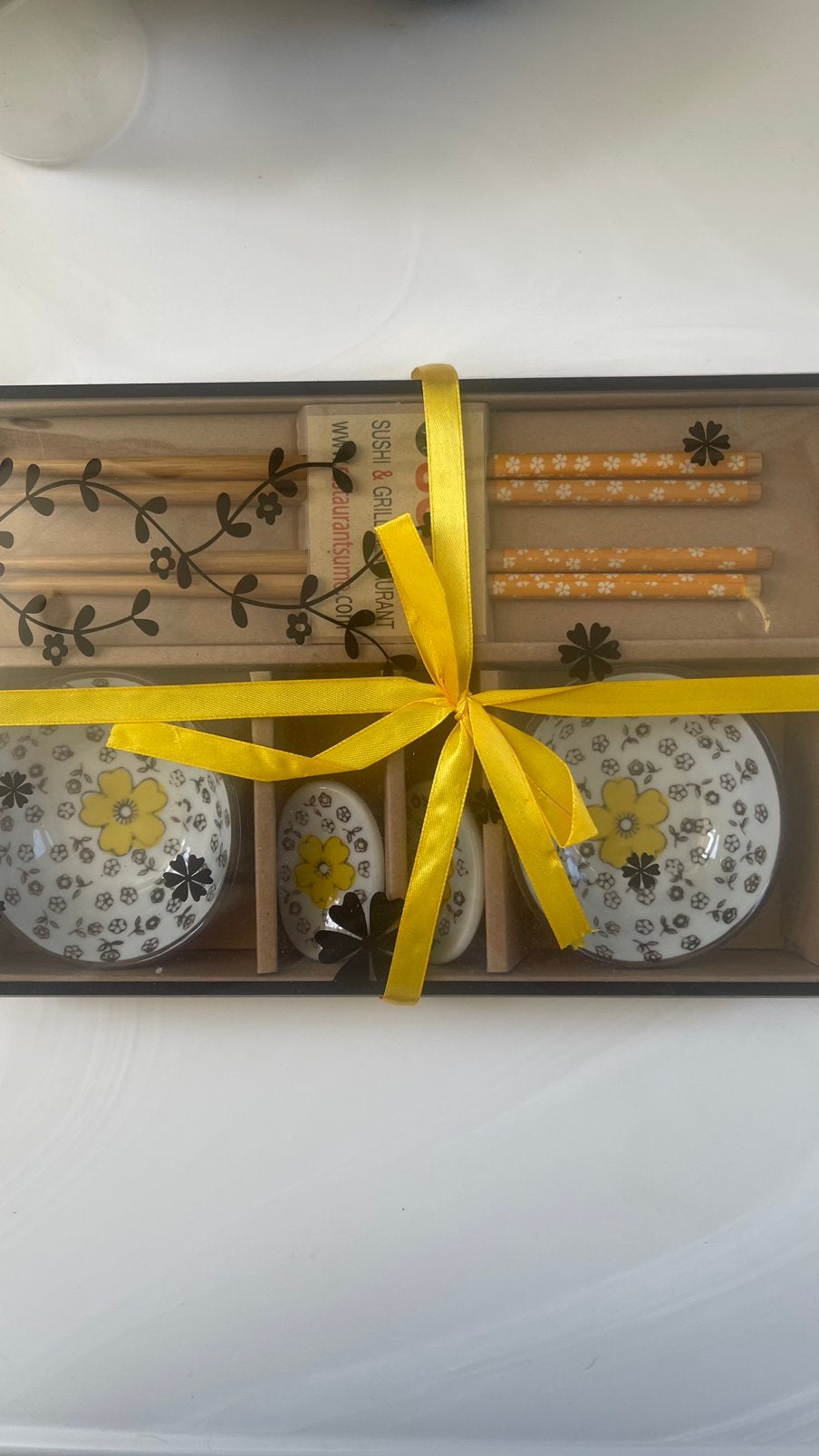 Sushi set met stokjes en schaaltjes - Nieuw, Huis en Inrichting, Keuken | Servies, Ophalen of Verzenden, Nieuw, Overige stijlen