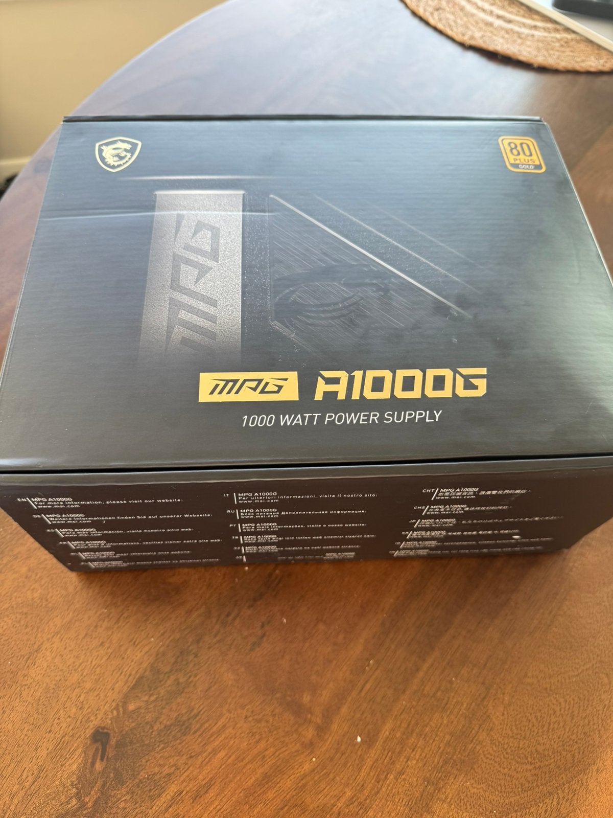 MSI MPG A1000G 1000W 80+ Gold voeding – Nieuw / ongebruikt, Ophalen of Verzenden, Nieuw