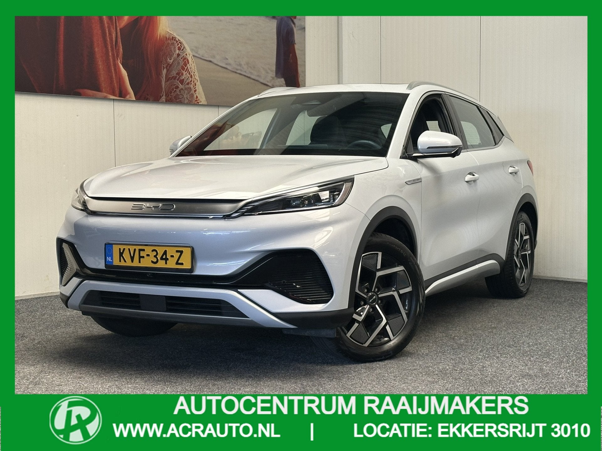BYD ATTO 3 (SOH 95%) DESIGN 60 kWh WLTP 420 KM * 45 STUKS OP, Auto's, Dealer onderhouden, Gebruikt, Wit, 204 pk