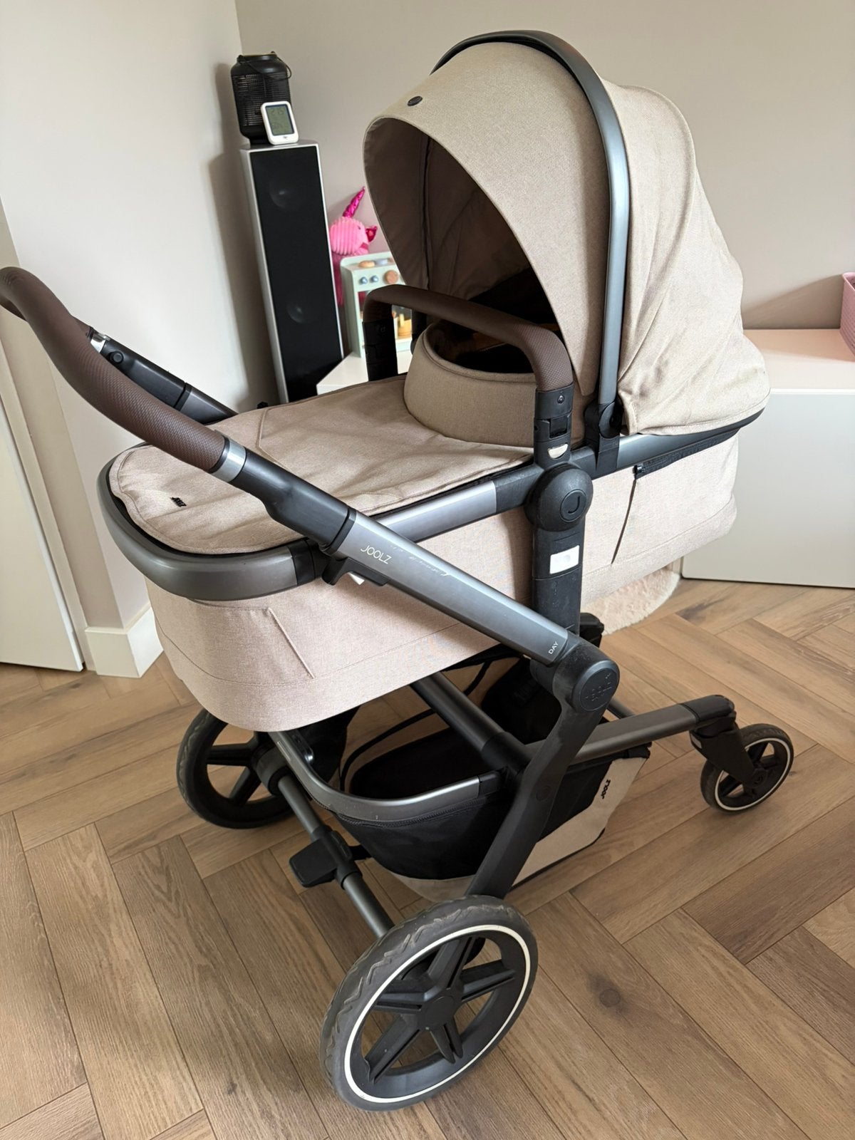 Joolz day+ kinderwagen taupe + originele trappelzak, Overige merken, Ophalen of Verzenden, Zo goed als nieuw, Combiwagen