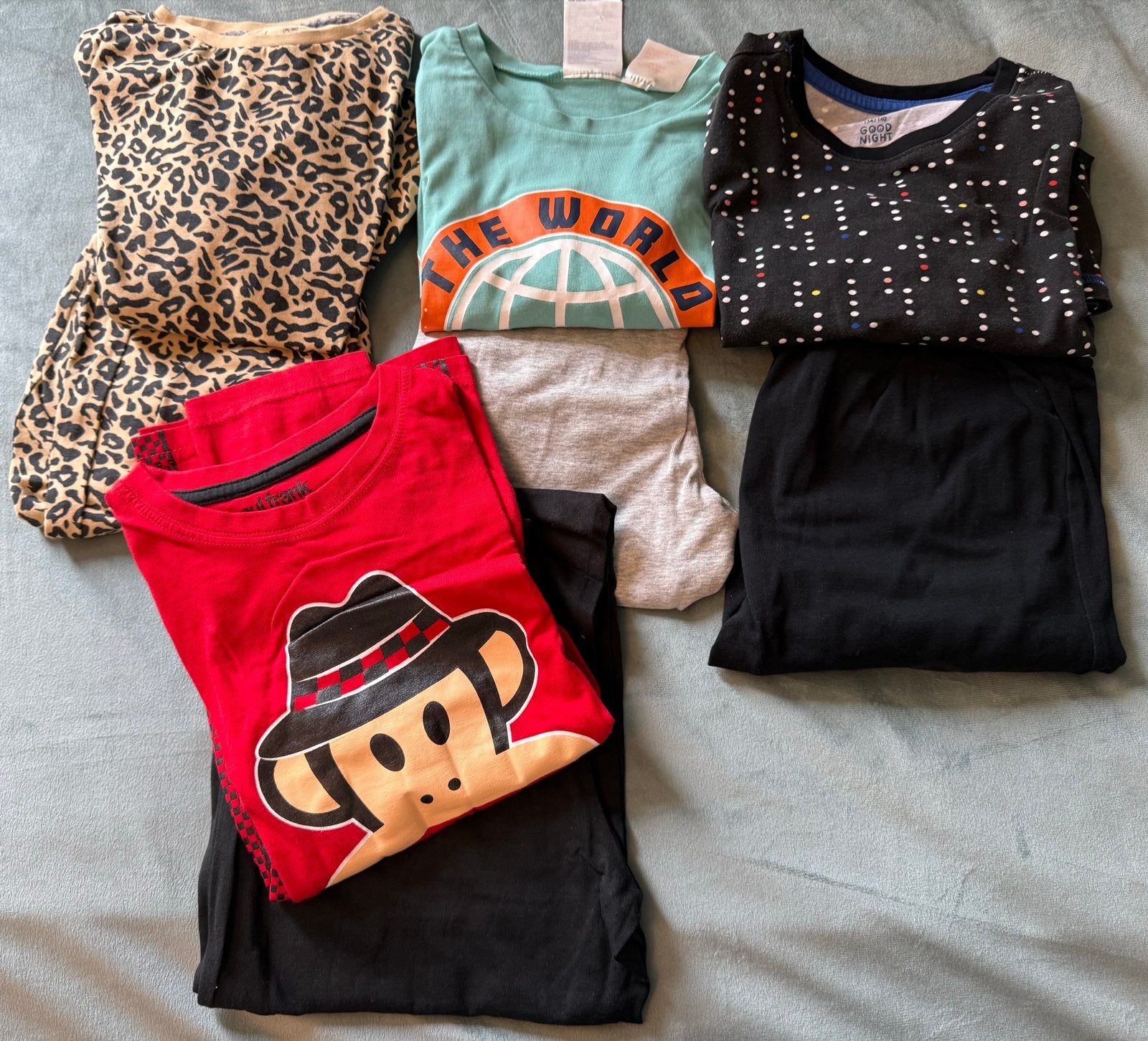 9 Pyjama's diverse merken, maat 134/140, Ophalen of Verzenden, Gebruikt, Jongen of Meisje, Nacht- of Onderkleding