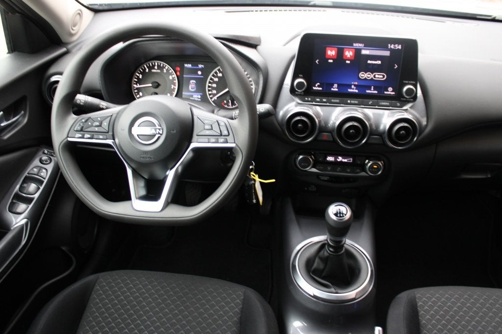 Nissan Juke 1.0 DIG-T Acenta | Clima | Stoelverwarming | Cam, Voorwielaandrijving, Stof, Bedrijf, Handgeschakeld