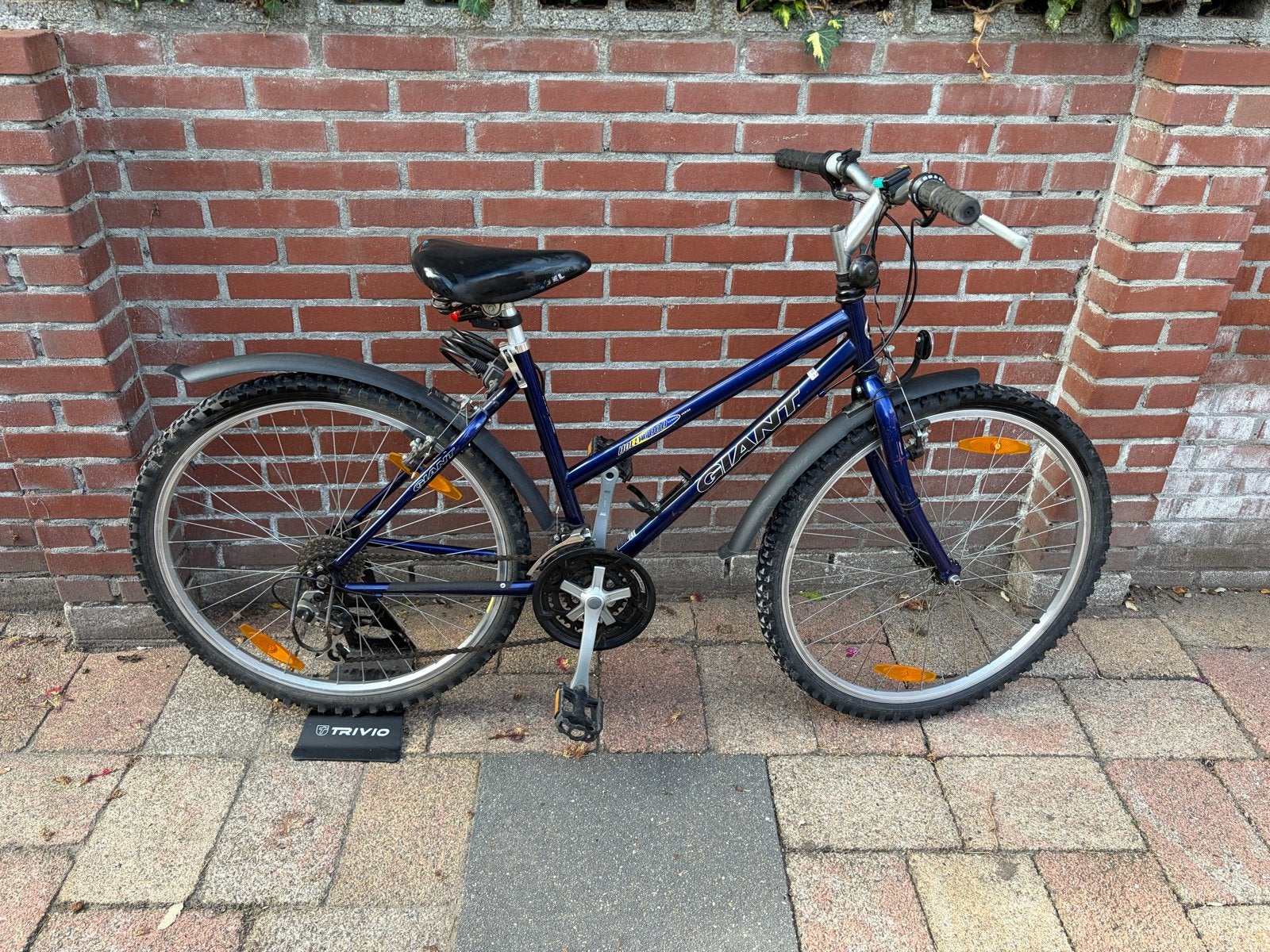 Giant Mountainbike - Blauw, Fietsen en Brommers, Ophalen, Gebruikt, Velgrem, 49 tot 53 cm