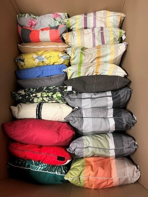 50 stuks nieuwe Madison sierkussens, Madison, Info@Madison.nl, Meerkleurig, Vierkant