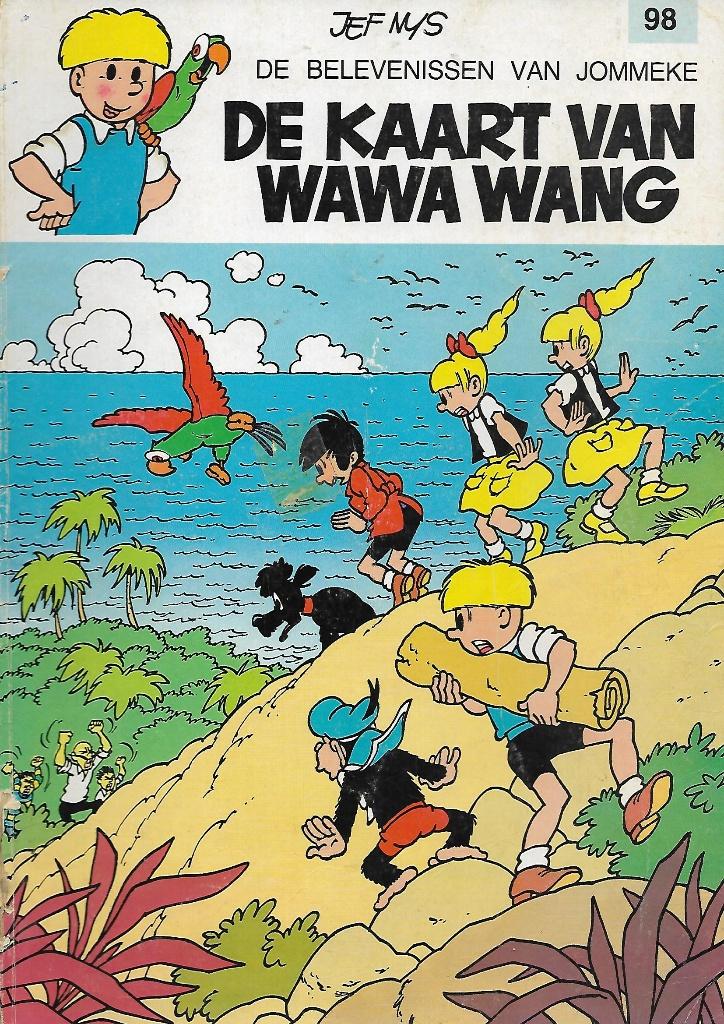 Jommeke - Nr. 98: De kaart van Wawa Wang, Eén stripboek, Verzenden, Gelezen