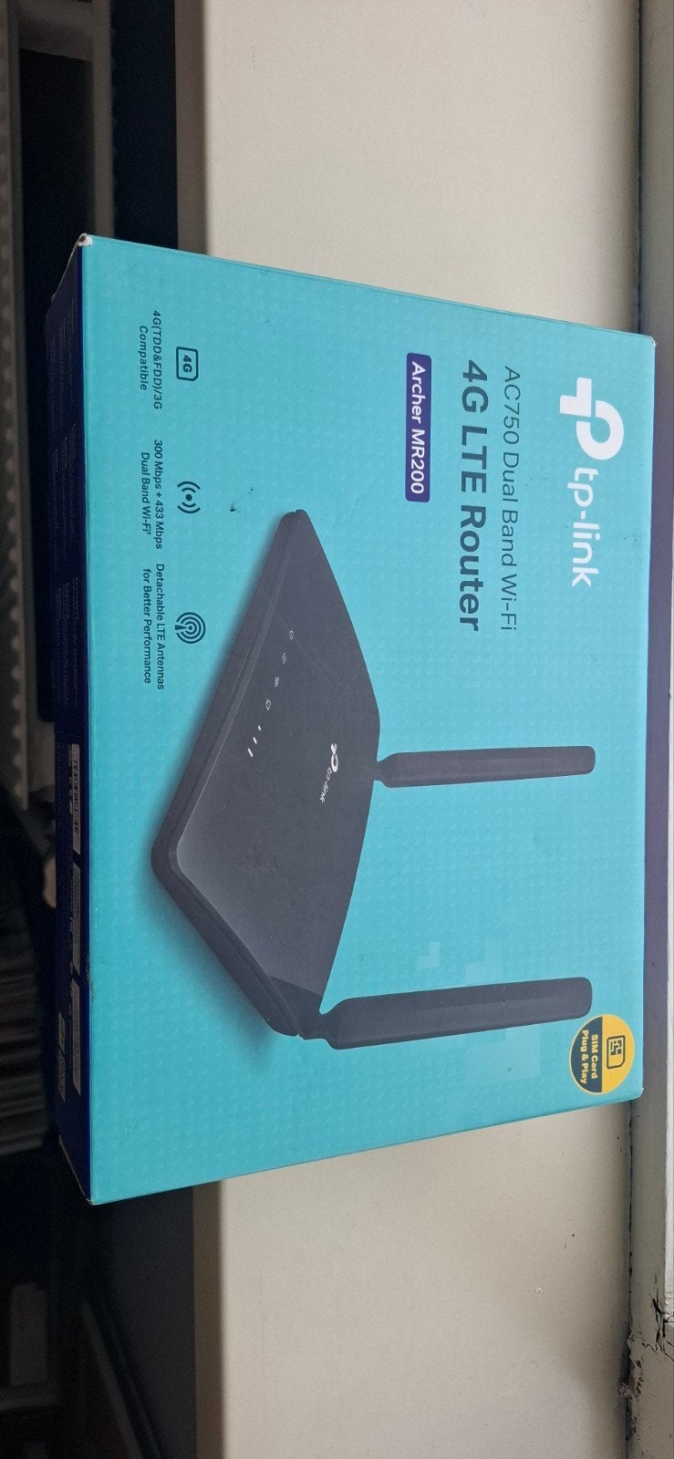 TP-Link Archer MR200 AC750 4G LTE Router Dual-Band, Ophalen of Verzenden, Zo goed als nieuw, Router, TP-Link