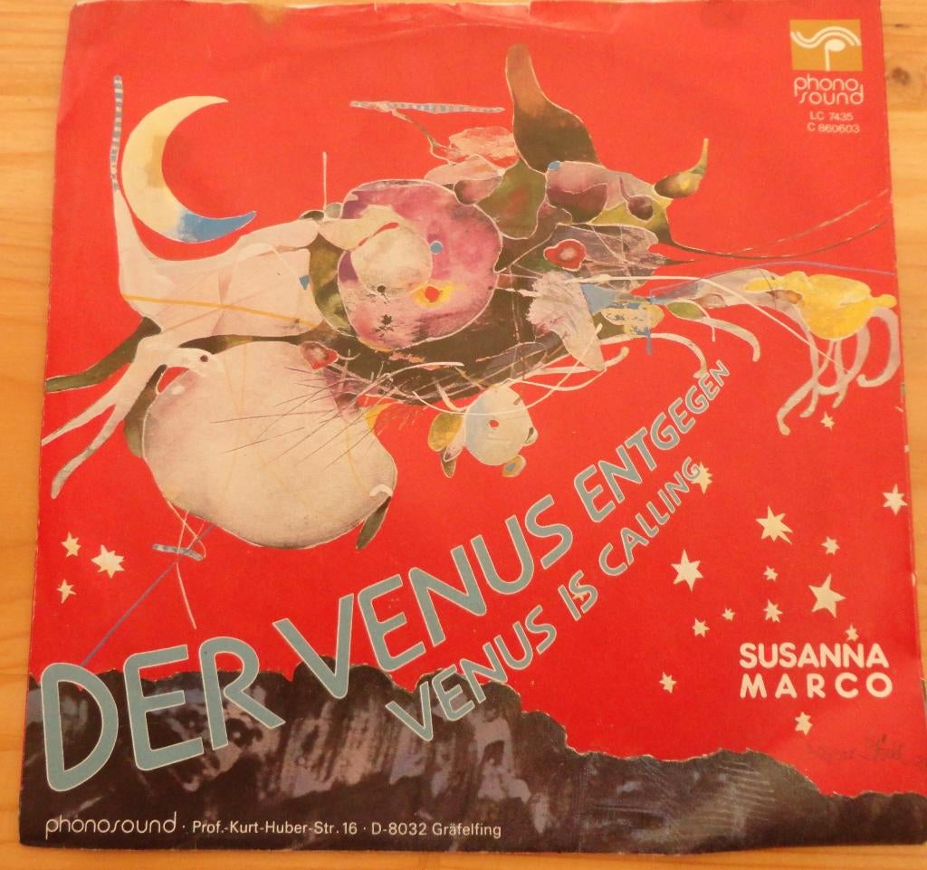 Susanna > Der Venus entgegen, Gebruikt, 7 inch, Single, Ophalen of Verzenden