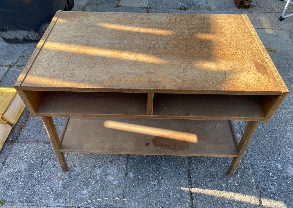 Retro / oude / vintage tafel opknapper bieden, Ophalen, Gebruikt