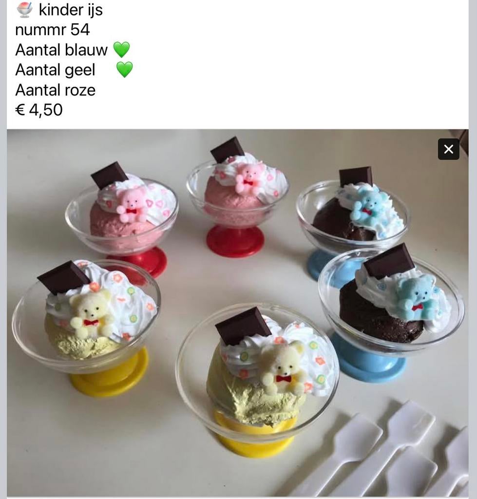Div decoratie nep ijs ijsjes bollen DEEL 2, Ophalen, Nieuw