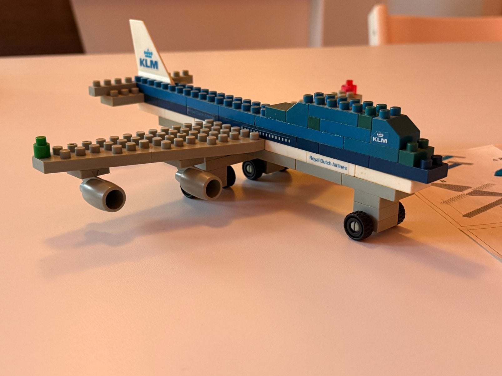 KLM vintage legoset, Overige merken, 1:72 tot 1:144, Gebruikt, Ophalen of Verzenden