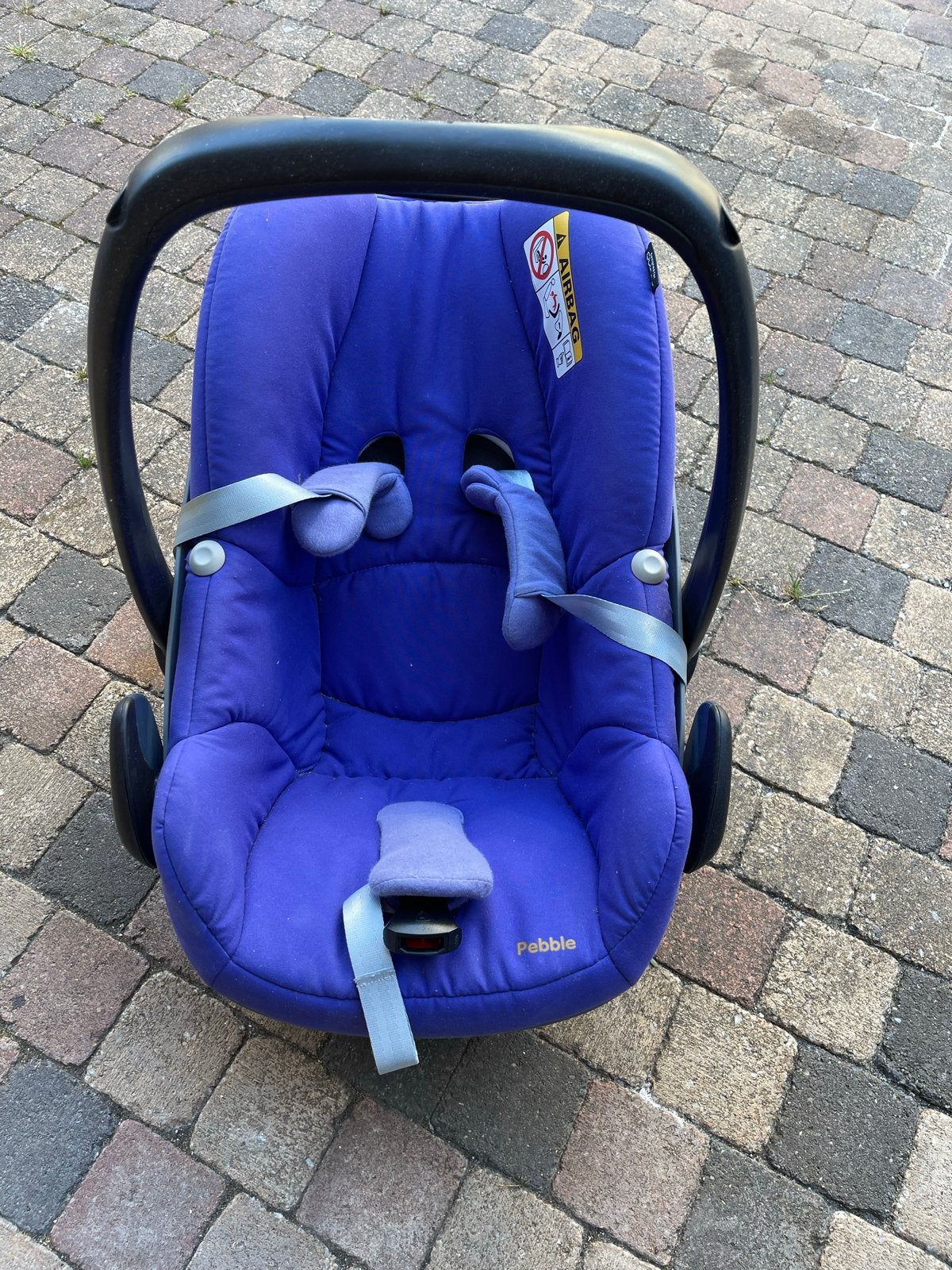 Maxi-Cosi Pebble autostoel paars 0-13 kg met Isofix, Ophalen, Gebruikt, Isofix, 0 t/m 13 kg