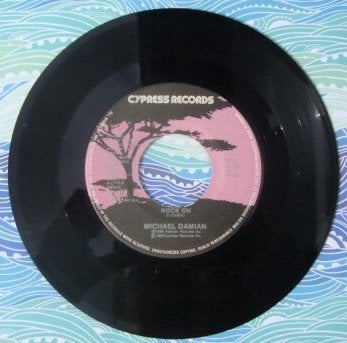 Michael Damian - Rock On 7 inch vinyl single, Cd's en Dvd's, Vinyl Singles, Gebruikt, 7 inch, Ophalen of Verzenden, Pop